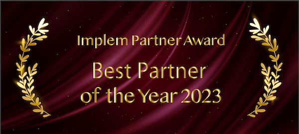 Implem Partner Award Best Partner of the Year 2023