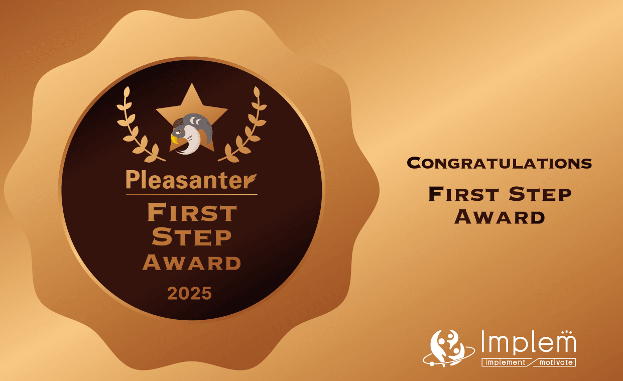 Pleasanter First Step Award 2025 の銅色のメダル